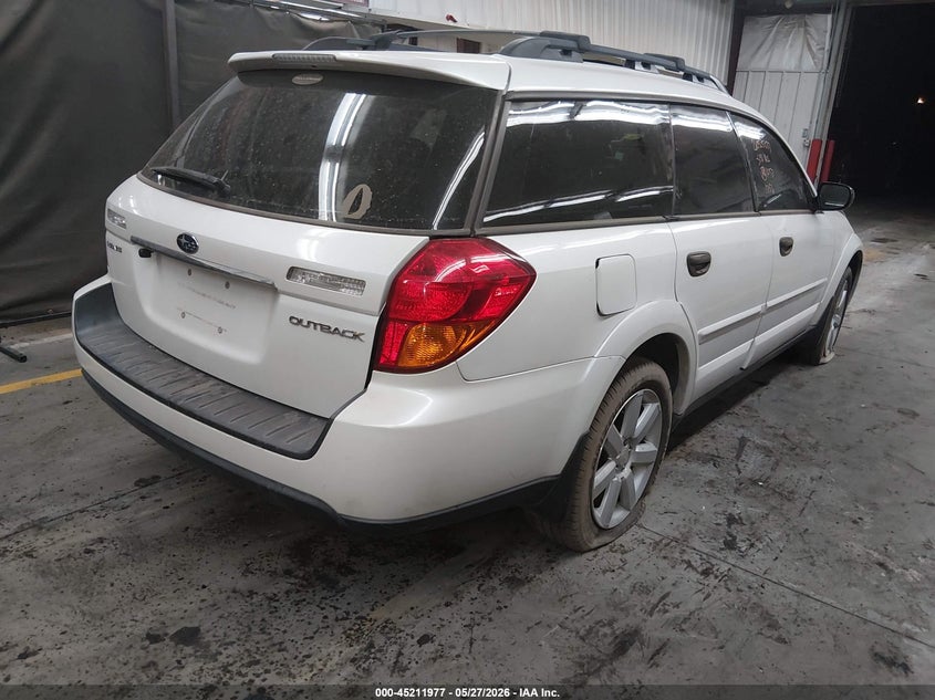 2007 SUBARU OUTBACK WAGON 2.5L H-4 VVT, 175HP
