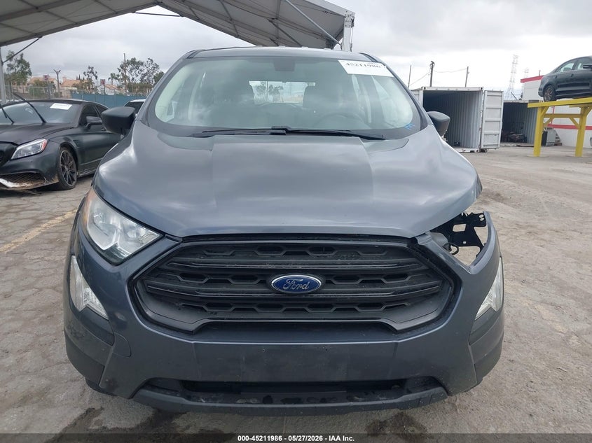 VIN MAJ3S2FEXMC407565 2021 FORD ECOSPORT S