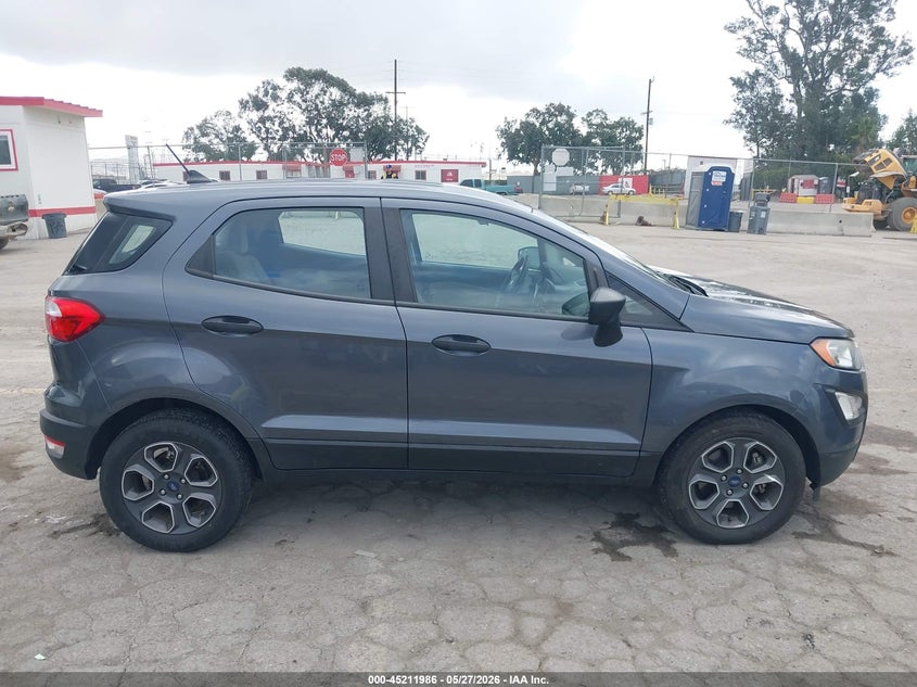 VIN MAJ3S2FEXMC407565 2021 FORD ECOSPORT S