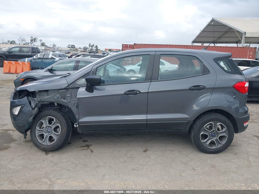 VIN MAJ3S2FEXMC407565 2021 FORD ECOSPORT S