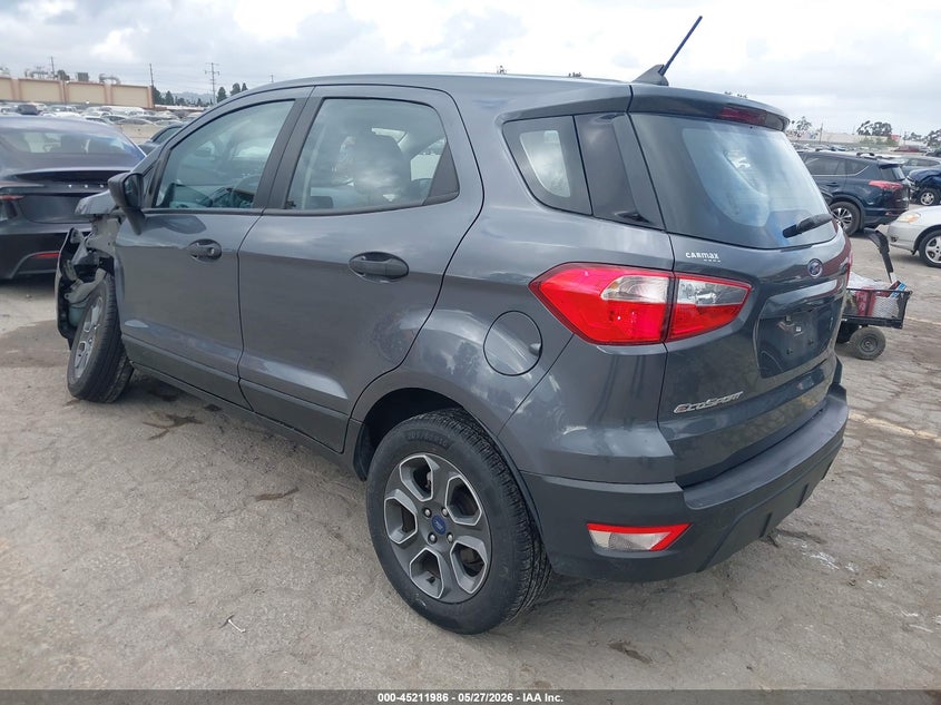 VIN MAJ3S2FEXMC407565 2021 FORD ECOSPORT S