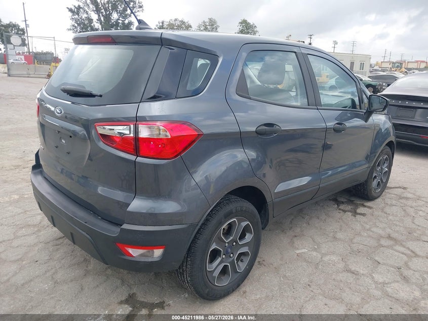 VIN MAJ3S2FEXMC407565 2021 FORD ECOSPORT S