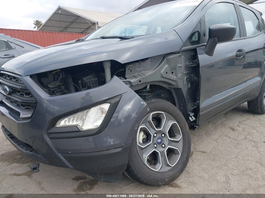 VIN MAJ3S2FEXMC407565 2021 FORD ECOSPORT S