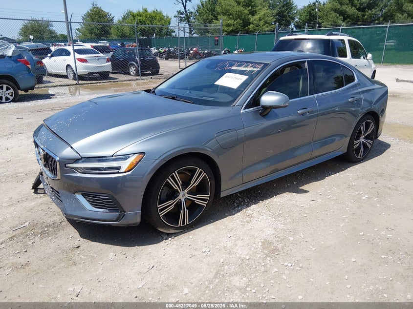 Vin: 7jrbr0fl5mg123517, lot: 45709790, volvo s60 recharge plug-in hybrid t8 inscription 20212
