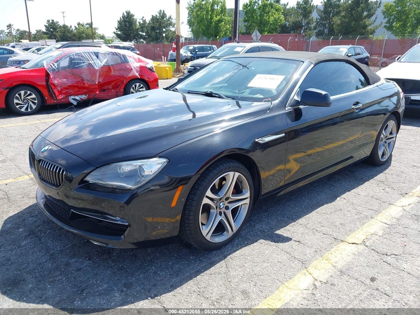 Vin: wbalz3c59cdl71602, lot: 45709795, bmw 650i 20122