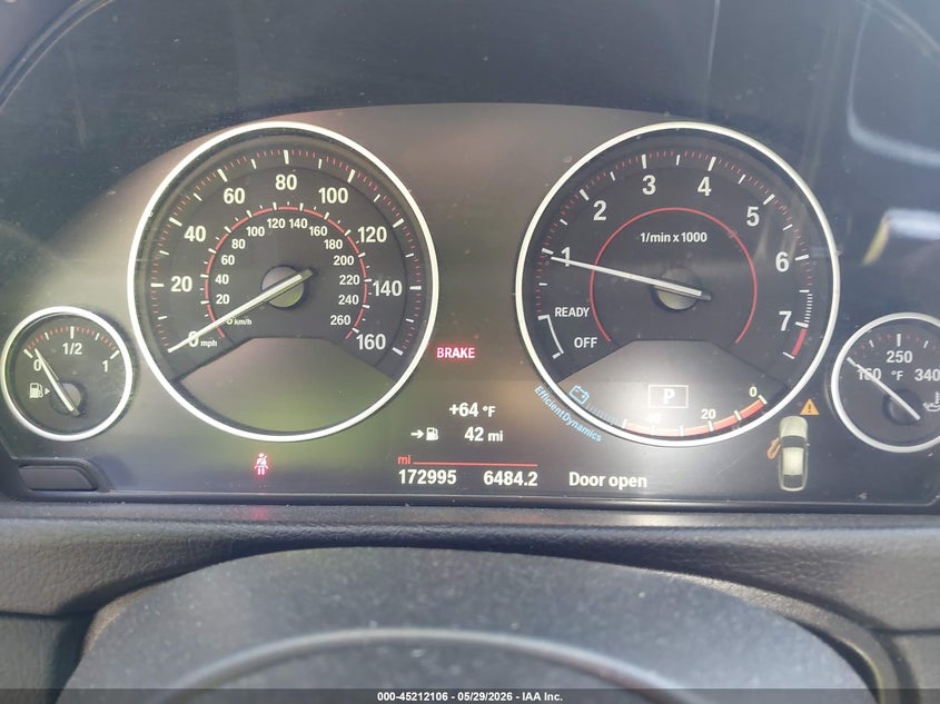 2016 BMW 328I GRAN TURISMO auction photo 7