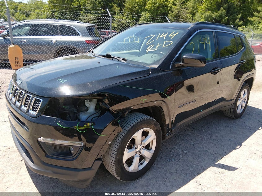 Vin: 3c4njdbb3jt440436, lot: 45709885, jeep compass latitude 4x4 20182