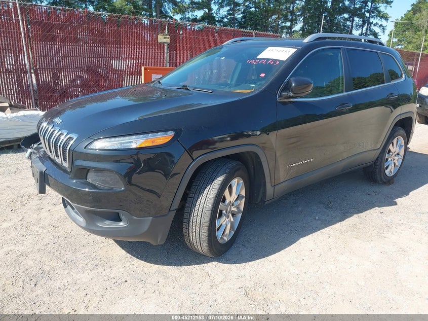 Vin: 1c4pjmds8gw214143, lot: 45709894, jeep cherokee limited 20162