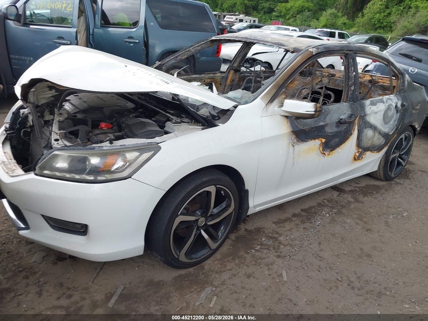 2014 Honda Accord Ex-L V-6 1HGCR3F85EA013198 photo 1