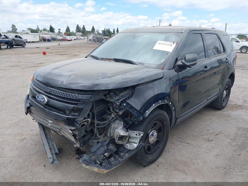 Vin: 1fm5k8ar3dgc72921, lot: 45709967, ford utility police interceptor 20132