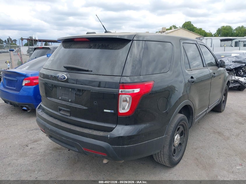 Vin: 1fm5k8ar3dgc72921, lot: 45709967, ford utility police interceptor 20134