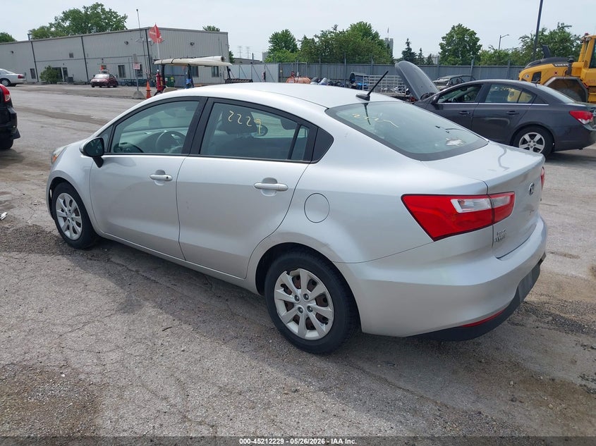 Vin: knadm4a30g6637724, lot: 45709970, kia rio lx 20163