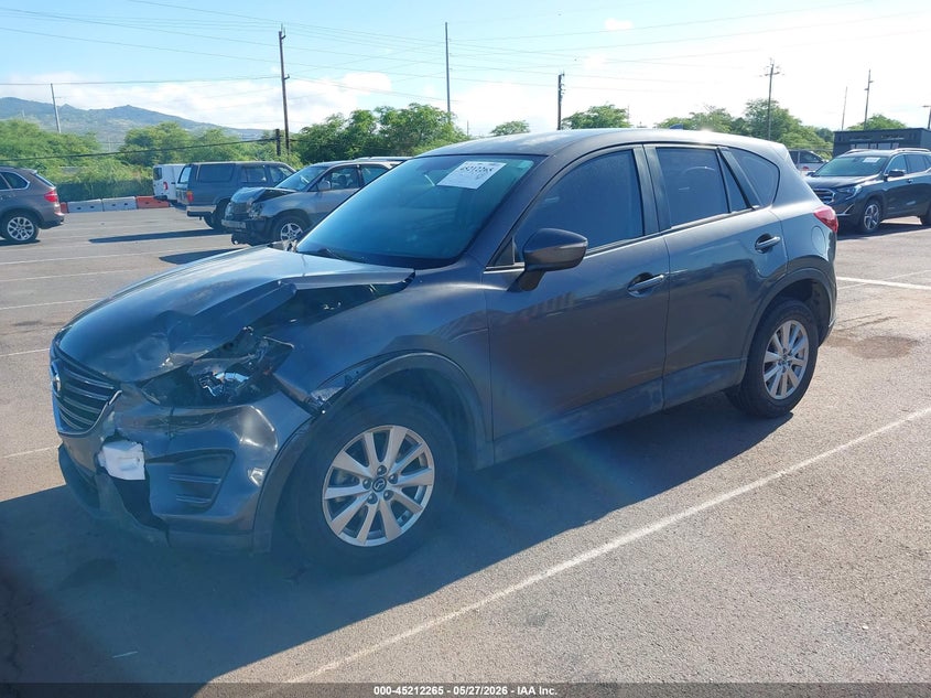 Vin: jm3ke2by4g0902290, lot: 45710006, mazda cx-5 sport 20162