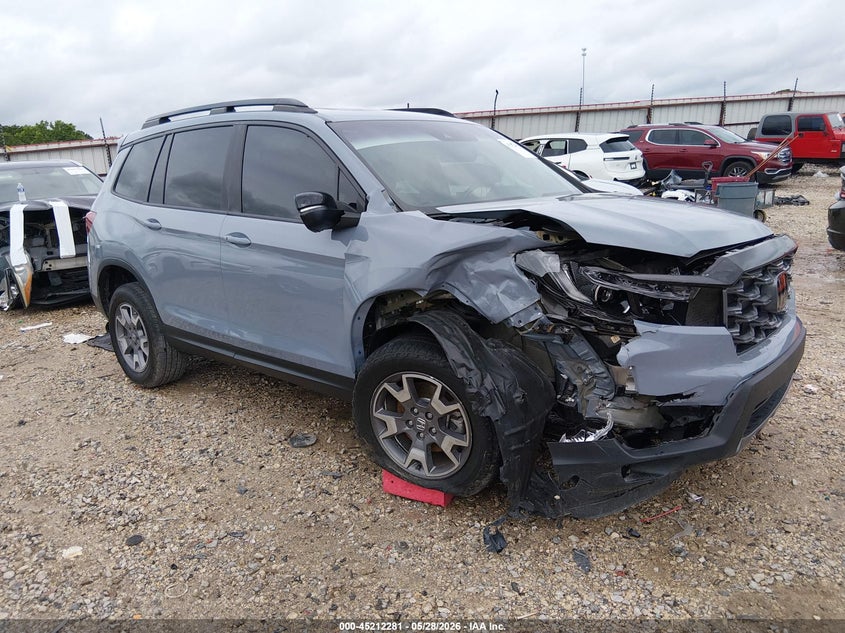 Vin: 5fnyf8h66pb009645, lot: 45710022, honda passport awd trailsport 2023 img_1