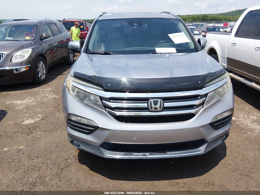 2016 Honda Pilot Touring VIN: 5FNYF6H91GB123938 Lot: 45212296
