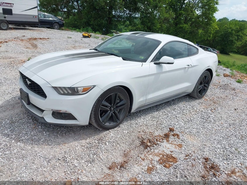Vin: 1fa6p8th8g5252684, lot: 45710043, ford mustang ecoboost 20162