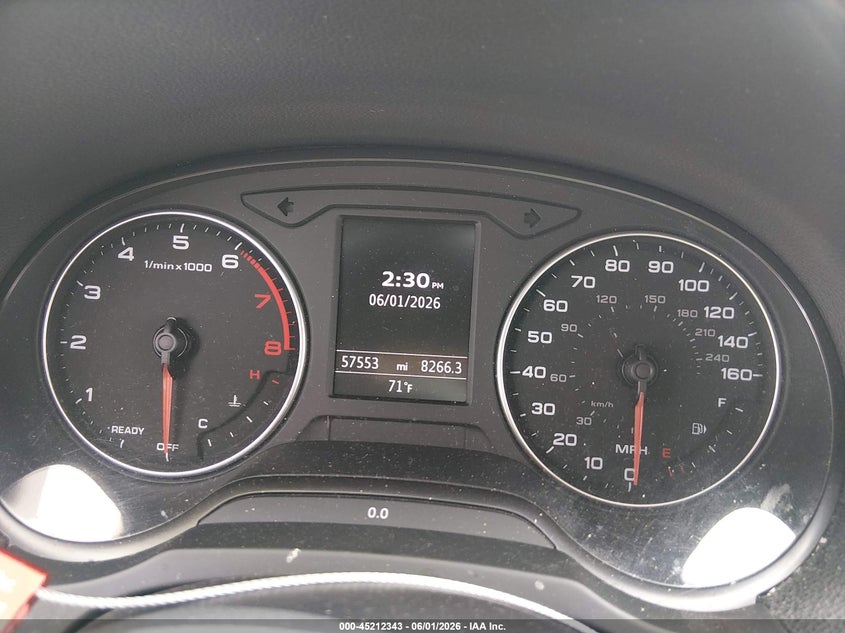 2016 Audi A3 1.8T Premium VIN: WAUA7GFF3G1021365 Lot: 45212343