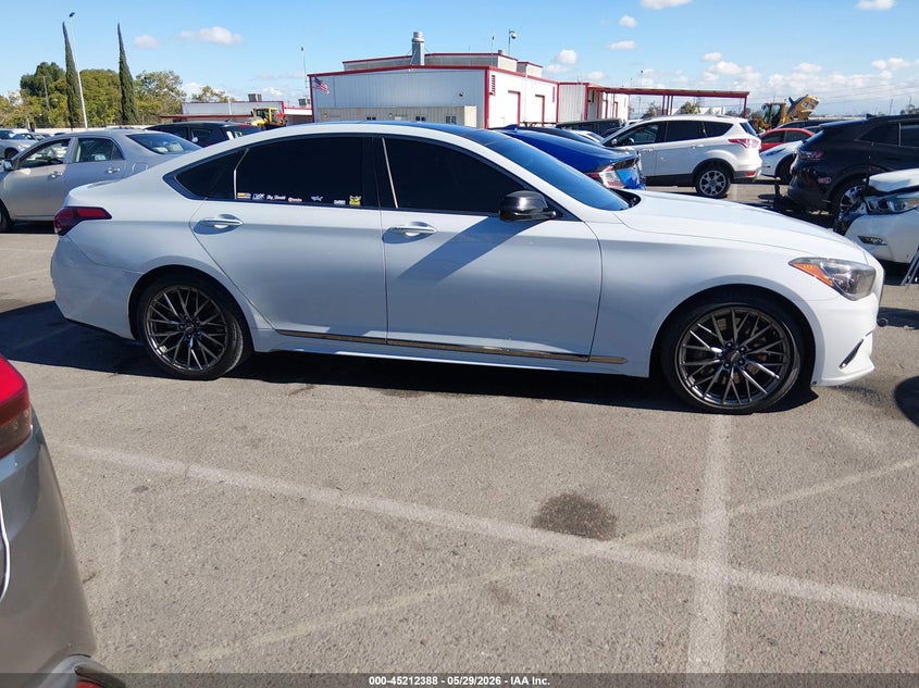 2018 Genesis G80 3.3T Sport VIN: KMHGN4JB7JU257475 Lot: 45212388