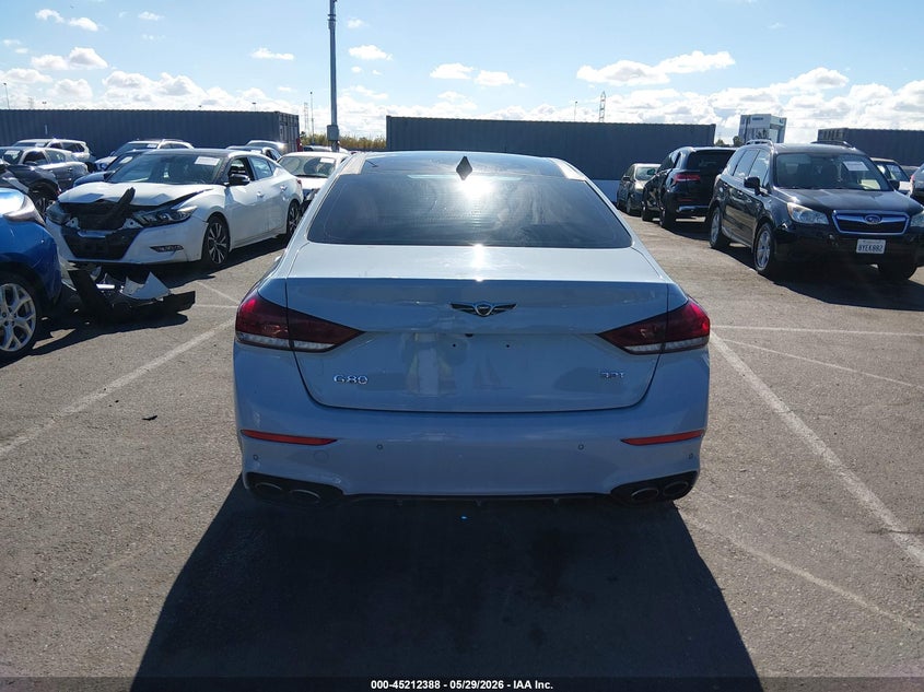 2018 Genesis G80 3.3T Sport VIN: KMHGN4JB7JU257475 Lot: 45212388