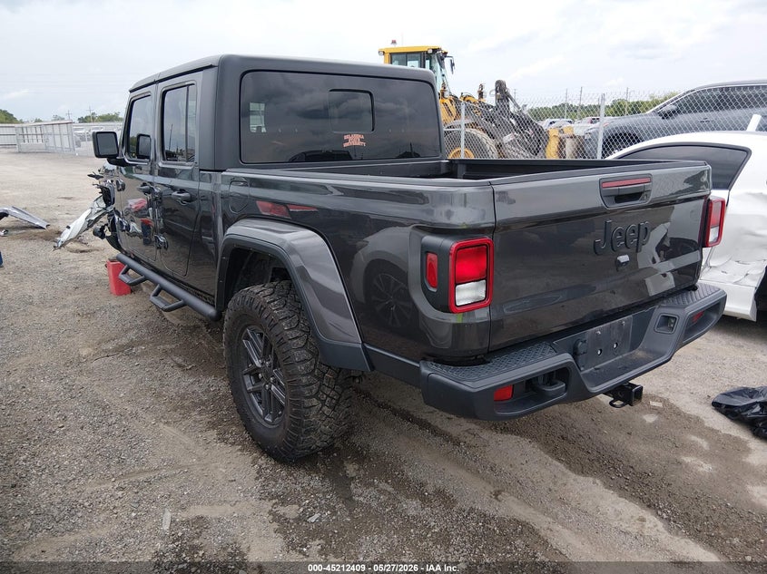 Vin: 1c6hjtag2rl101475, lot: 45710150, jeep gladiator sport s 20243