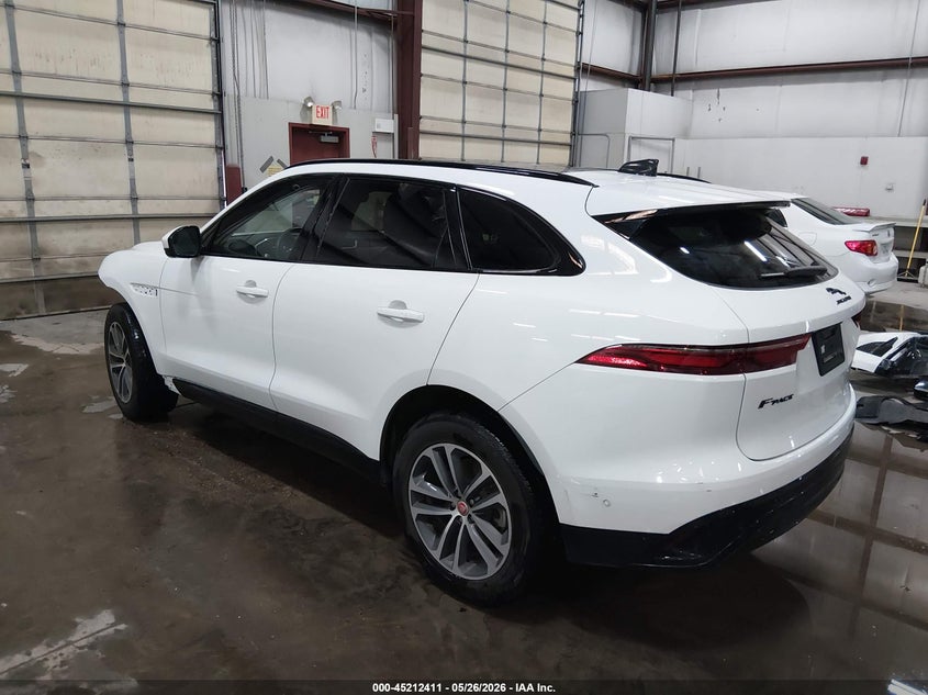 Vin: sadcj2ex3ma678824, lot: 45710152, jaguar f-pace s p250 awd automatic 20213
