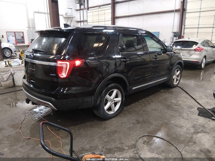 Vin: 1fm5k8d89hga62297, lot: 45710176, ford explorer xlt 20174
