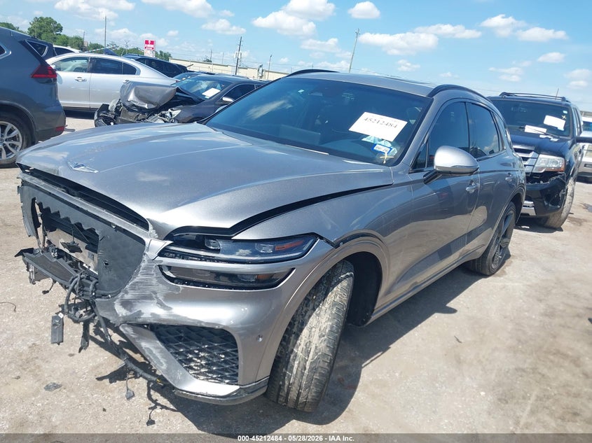Vin: kmumadtb0nu047495, lot: 45710225, genesis gv70 2.5t awd 20222