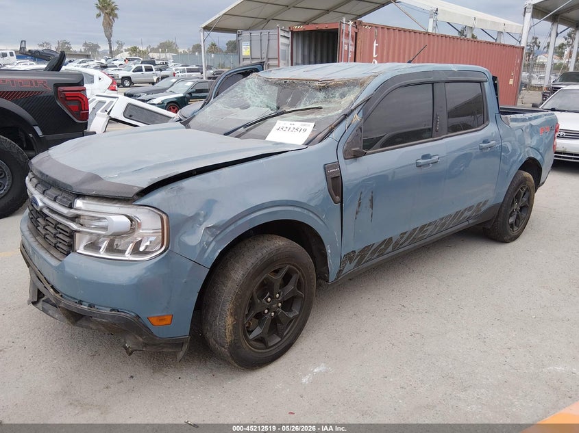 Vin: 3fttw8f93nra36904, lot: 45710260, ford maverick lariat 20222
