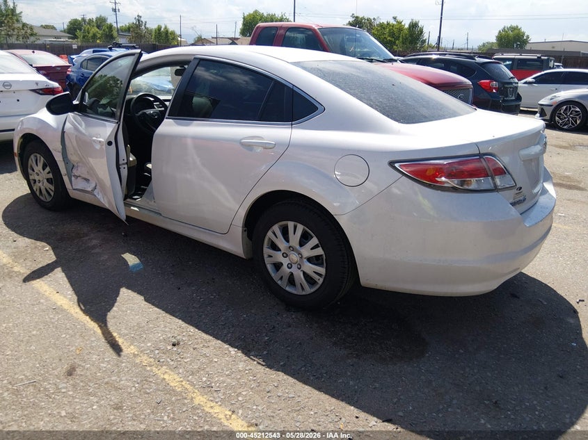 2012 Mazda 6 2.5 I Sport white Lot 111045212543 Vin 1YVHZ8BH7C5M19975