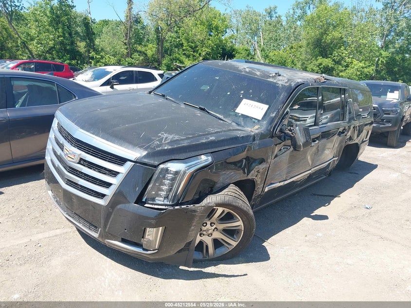Vin: 1gys4tkj0fr690089, lot: 45710295, cadillac escalade esv premium 20152