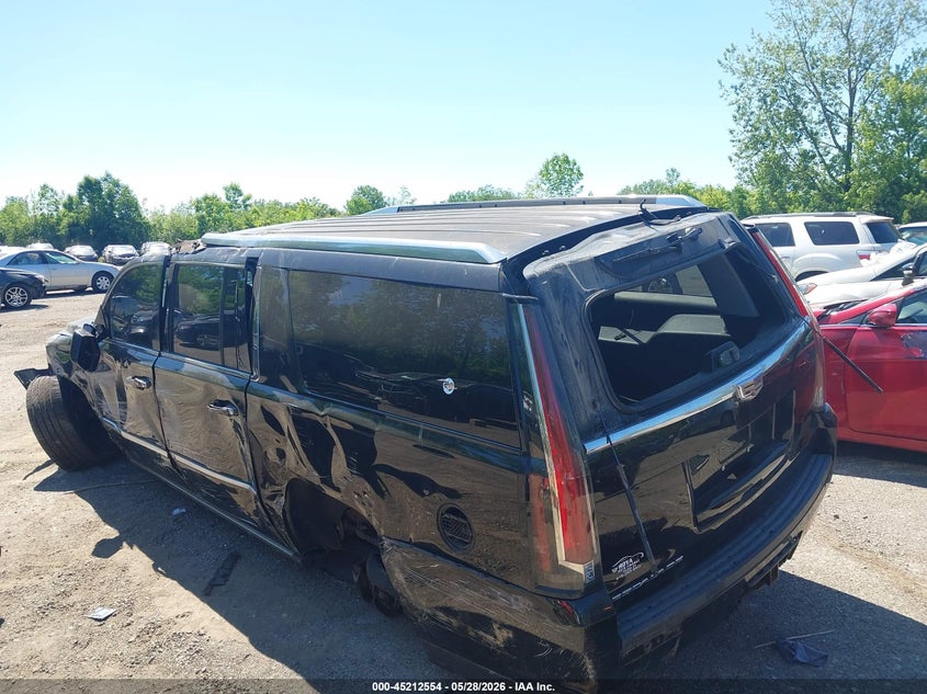 Vin: 1gys4tkj0fr690089, lot: 45710295, cadillac escalade esv premium 20153