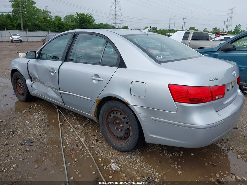 Vin: 5npet4ac8ah595438, lot: 45710356, hyundai sonata gls 20103