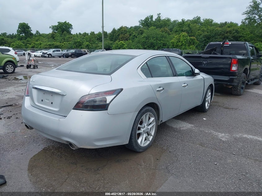 2012 Nissan Maxima 3.5 3.5 S silver Lot 111045212617 Vin 1N4AA5AP8CC860523