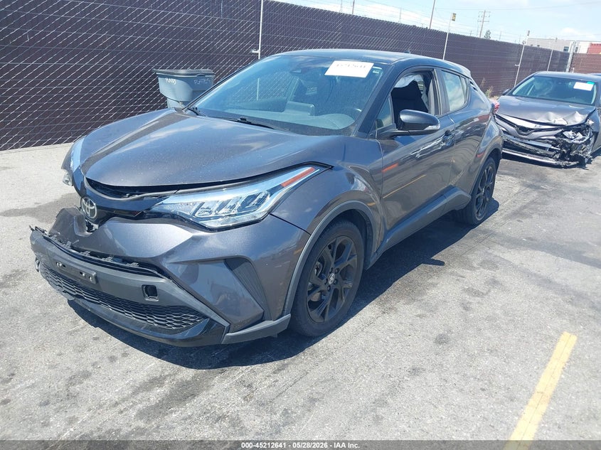 Vin: jtnkhmbx7m1108646, lot: 45710382, toyota c-hr nightshade edition 20212