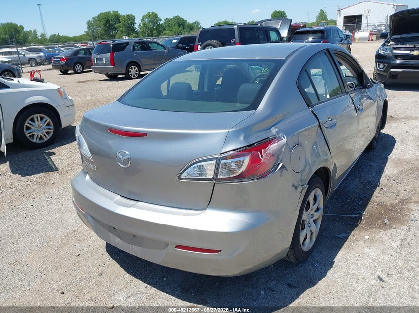Vin: jm1bl1uf7c1528248, lot: 45710408, mazda mazda3 i sport 20124
