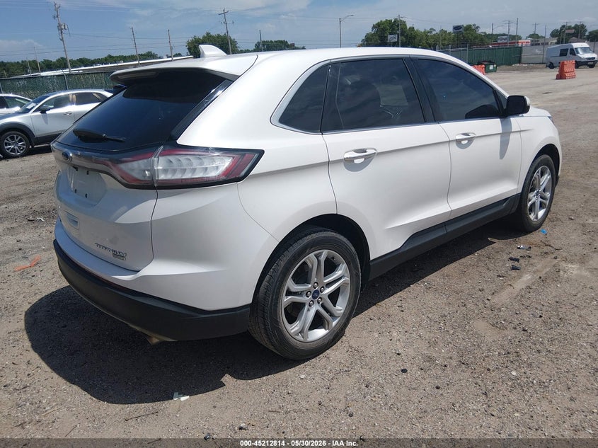 Vin: 2fmpk3k90jbb07924, lot: 45710555, ford edge titanium 20184