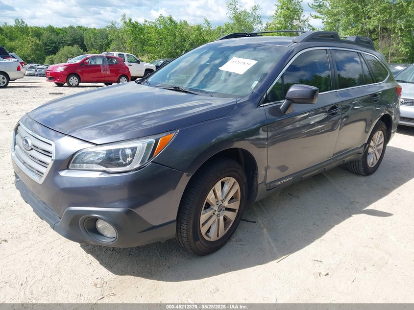 Vin: 4s4bsbdc0f3225668, lot: 45710570, subaru outback 2.5i premium 20152