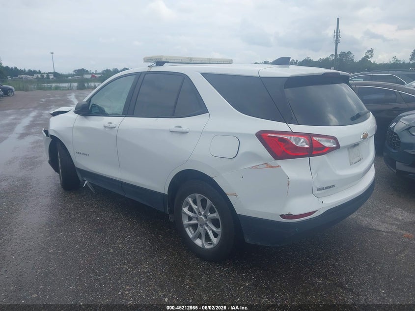 Vin: 3gnaxhevxms172254, lot: 45710607, chevrolet equinox fwd ls 20213