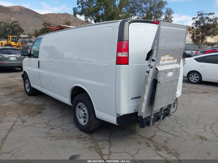 Vin: 1gcwgaff5h1109860, lot: 45710618, chevrolet express 2500 work van 20173