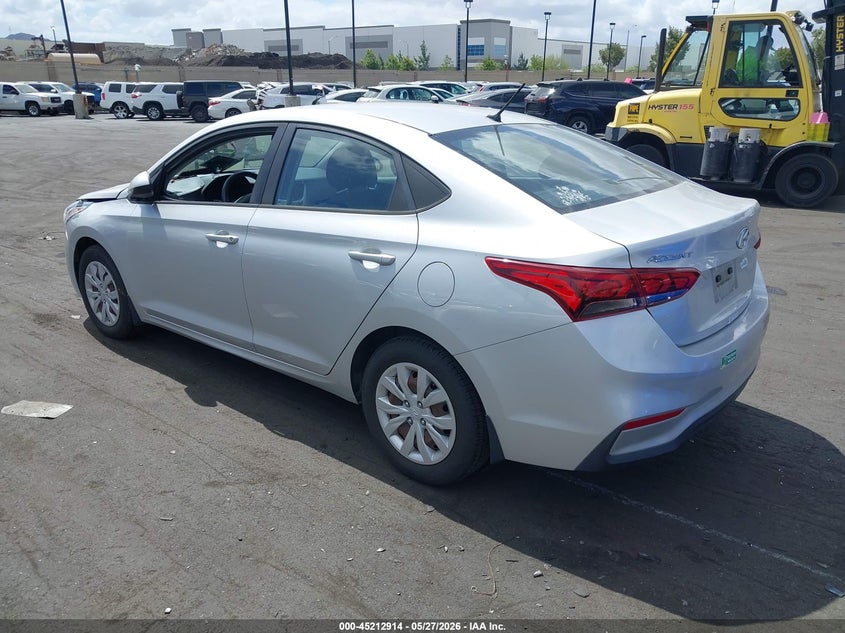 Vin: 3kpc24a66le101590, lot: 45710655, hyundai accent se 20203