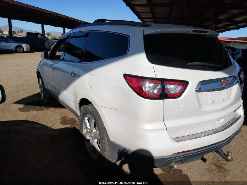 Vin: 1gnkrjkd2gj196782, lot: 45710682, chevrolet traverse ltz 20163