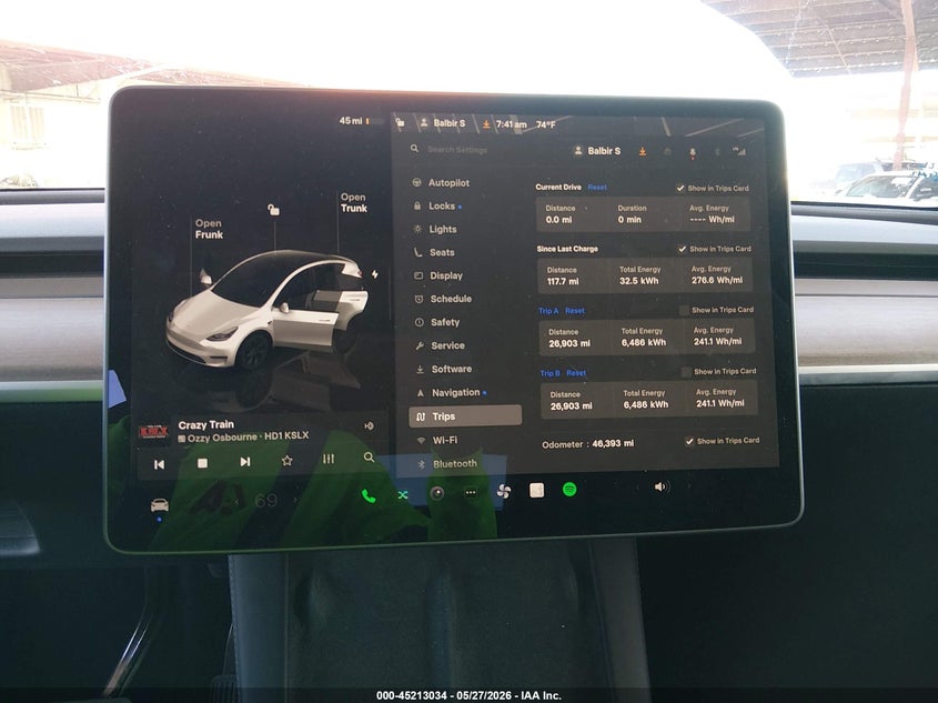 2024 TESLA MODEL Y auction photo 7