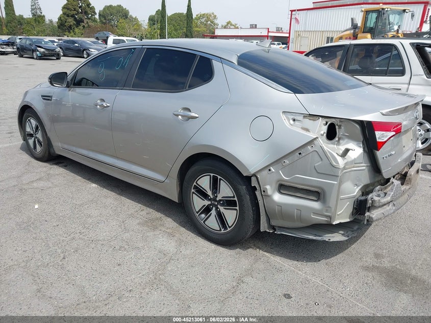 Vin: knagm4adxd5060000, lot: 45710802, kia optima hybrid lx 20133
