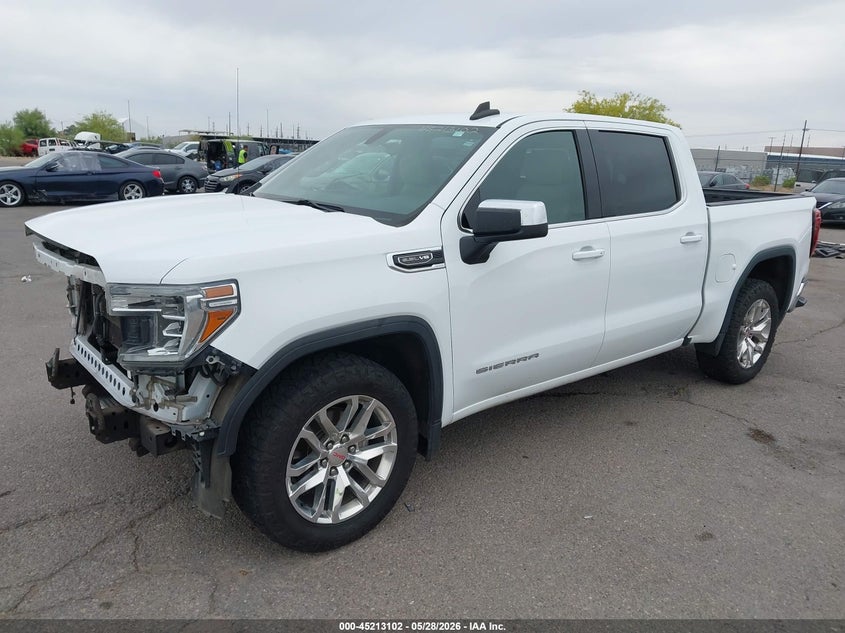 Vin: 1gtp8bed1kz262557, lot: 45710843, gmc sierra 1500 sle 20192