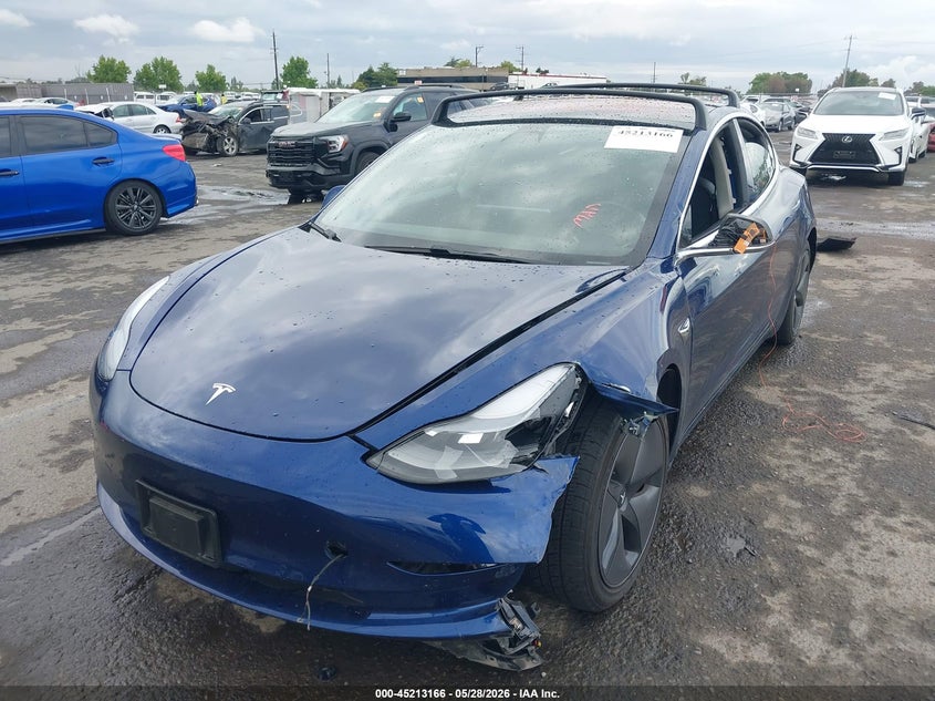 Vin: 5yj3e1eb3jf105181, lot: 45710907, tesla model 3 long range/performance 20182