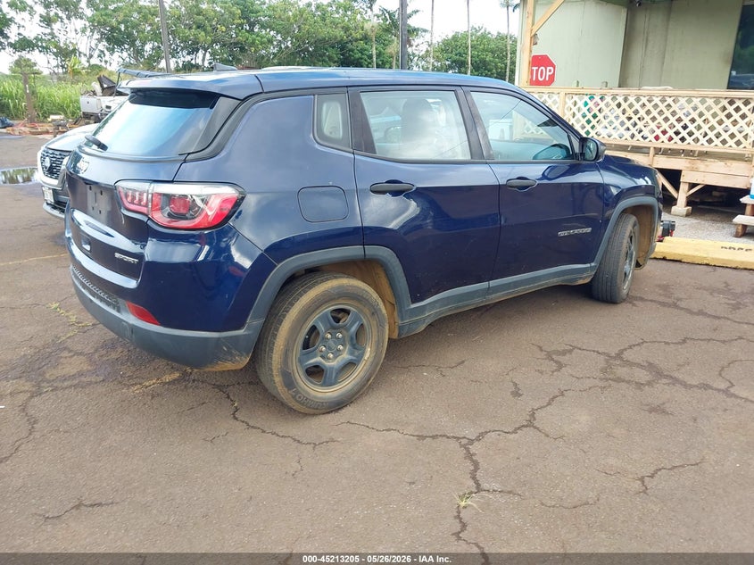 Vin: 3c4njcab0kt638811, lot: 45710946, jeep compass sport fwd 20194