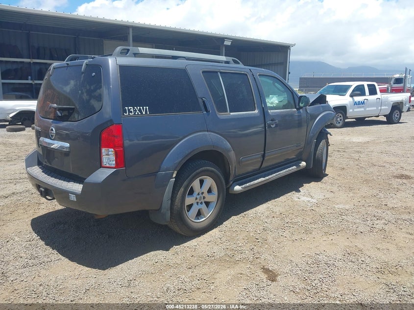 Vin: 5n1ar1nn5cc609166, lot: 45710979, nissan pathfinder sv 20124