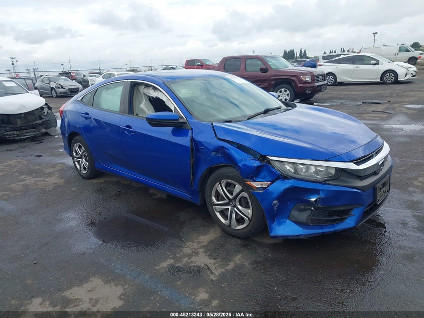 Vin: 19xfc2f51ge245584, lot: 45710984, honda civic lx 2016 img_1
