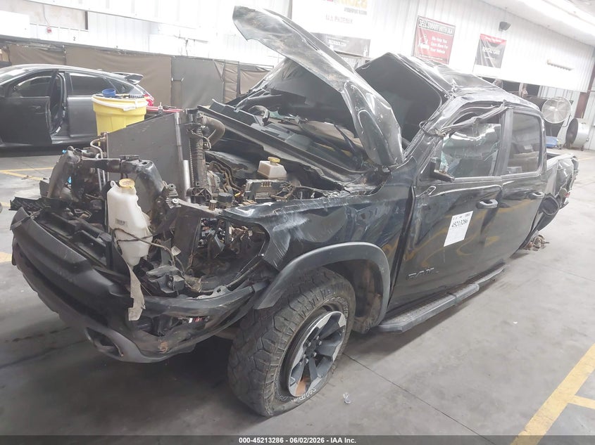 Vin: 1c6srflt9pn523447, lot: 45711027, ram 1500 rebel 20232