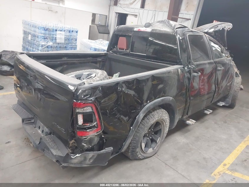 Vin: 1c6srflt9pn523447, lot: 45711027, ram 1500 rebel 20234